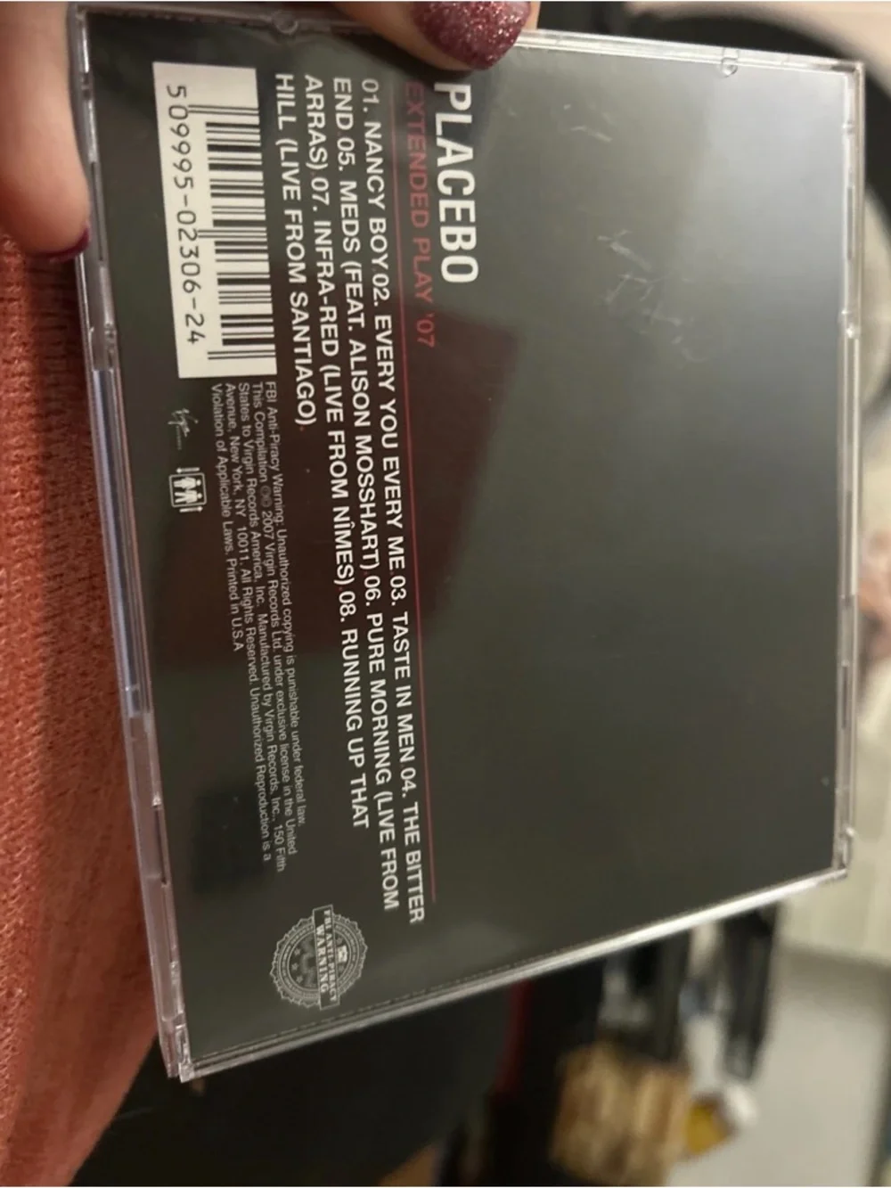 Hot Topic Placebo Extended Play '07 CD - Black, White, Gray - Picture 4 of 4